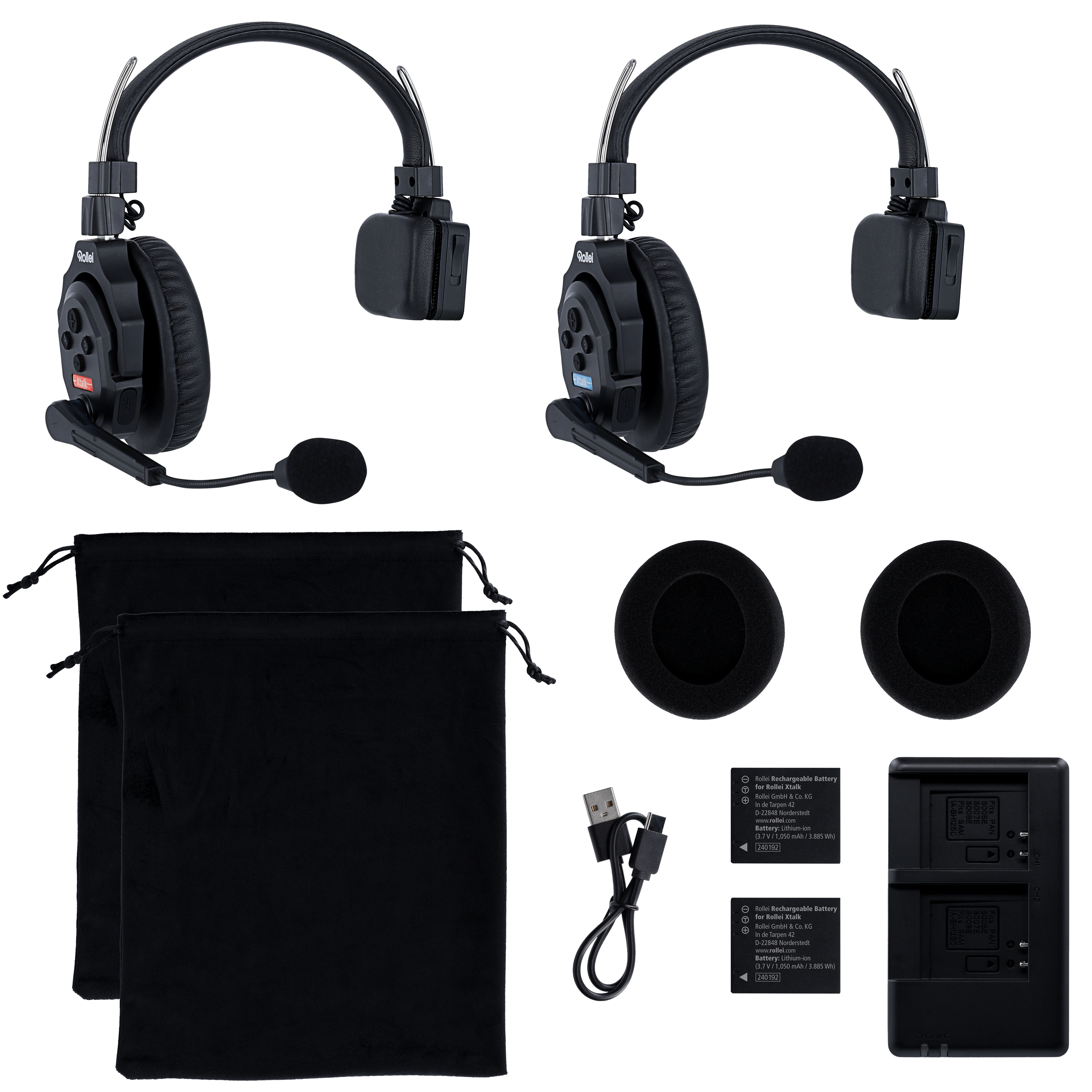 B-Ware Xtalk X2 Intercom-Headsets