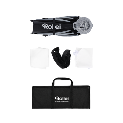 Softbox | Schnellverschluss, Aufklapp-System & Gitter | Rund