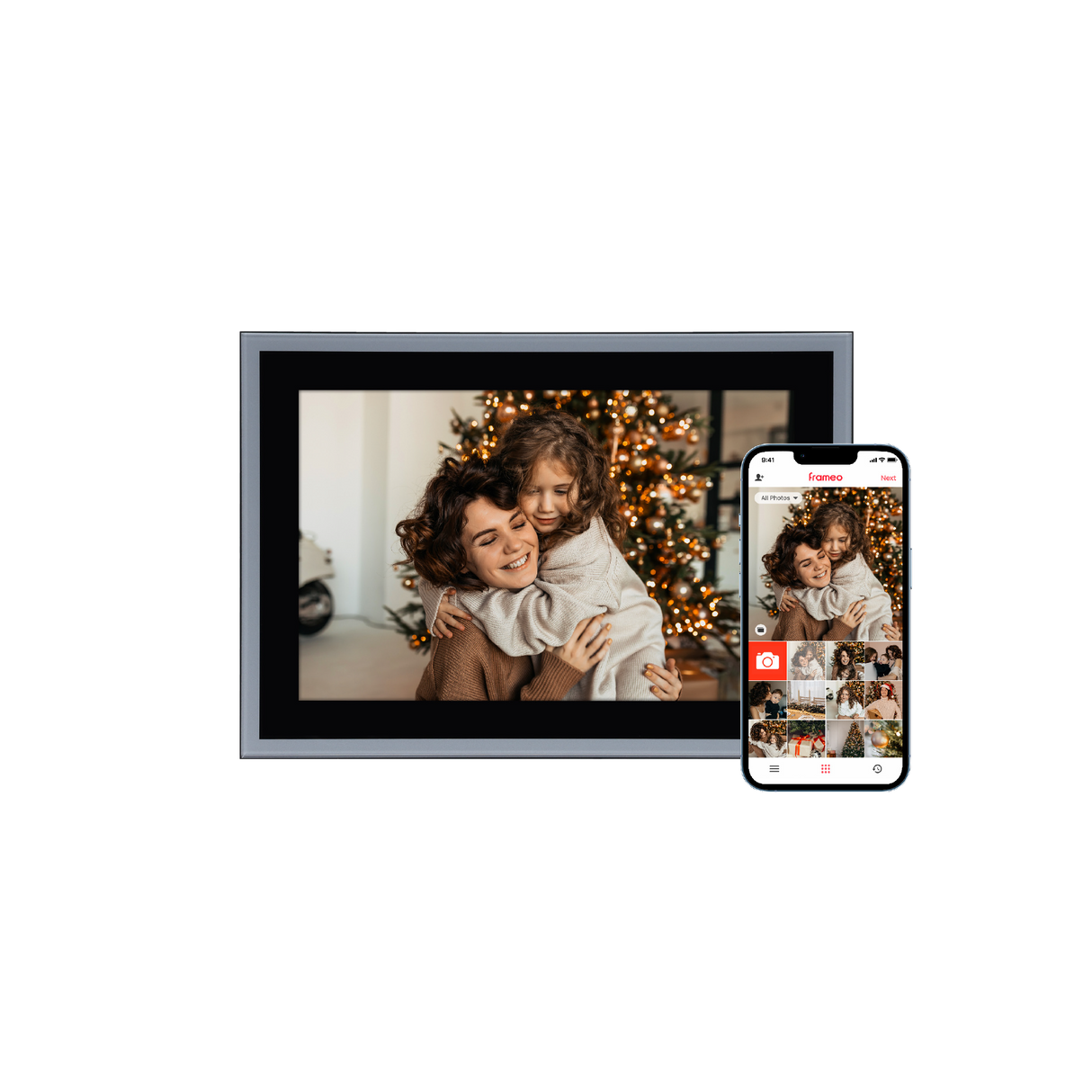 Smart Frame WiFi 102 Silver - Digitaler Bilderrahmen