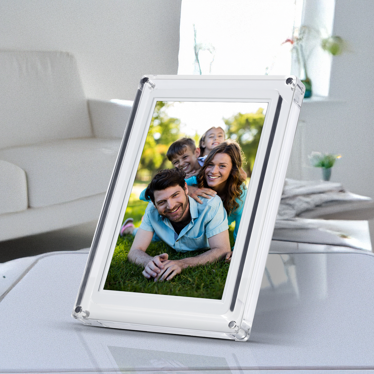 Smarter picture frame | 10.1 "Diagonal | Wifi | Frameo app | Acryl | Model 109