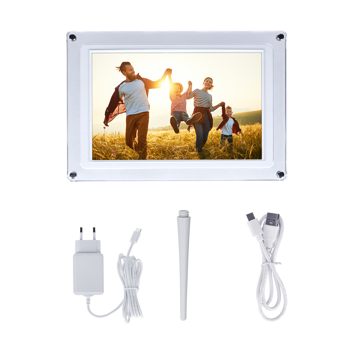 Smarter picture frame | 10.1 "Diagonal | Wifi | Frameo app | Acryl | Model 109