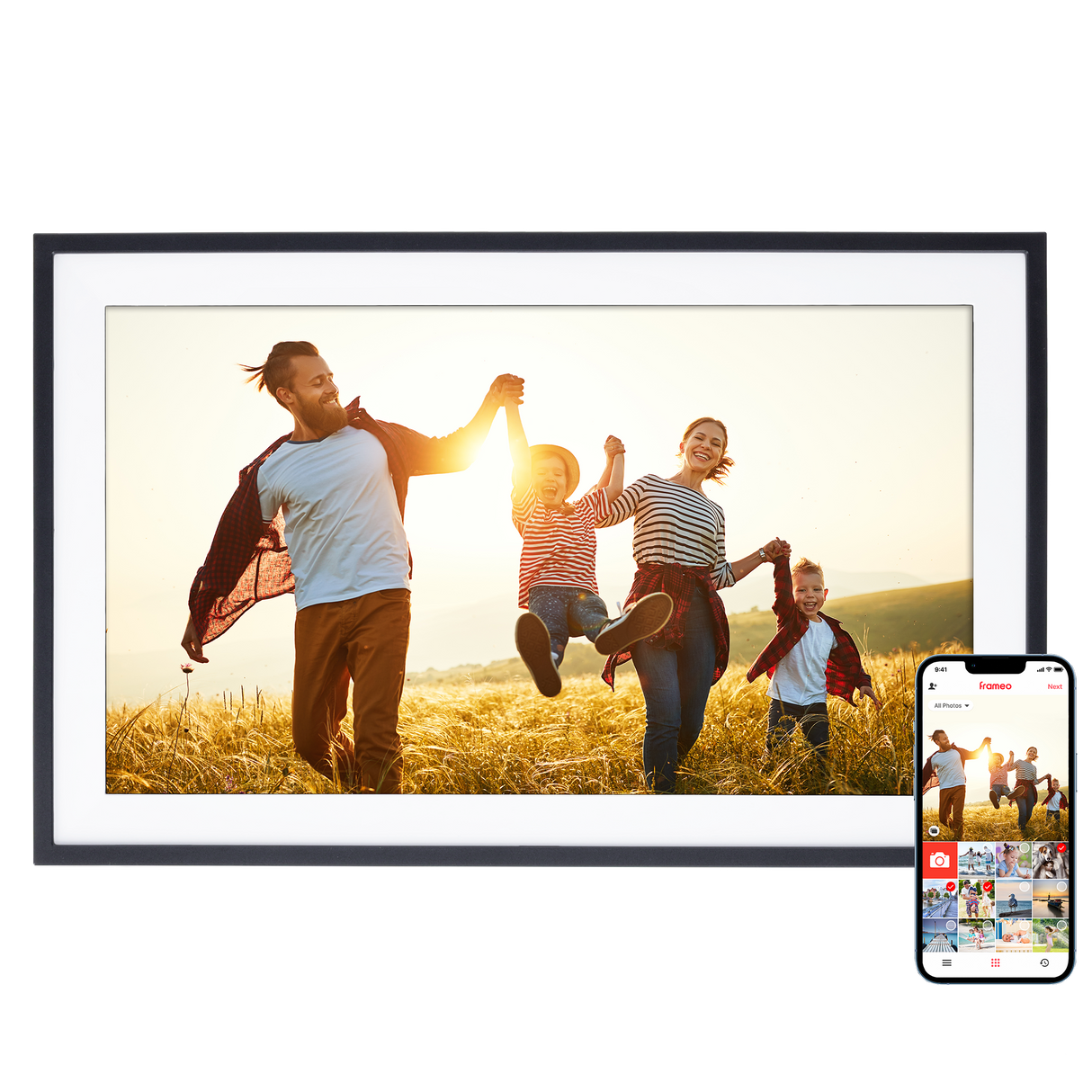 Smarter picture frame | 15.6 "Diagonal | Wifi | Frameo app | Model 151