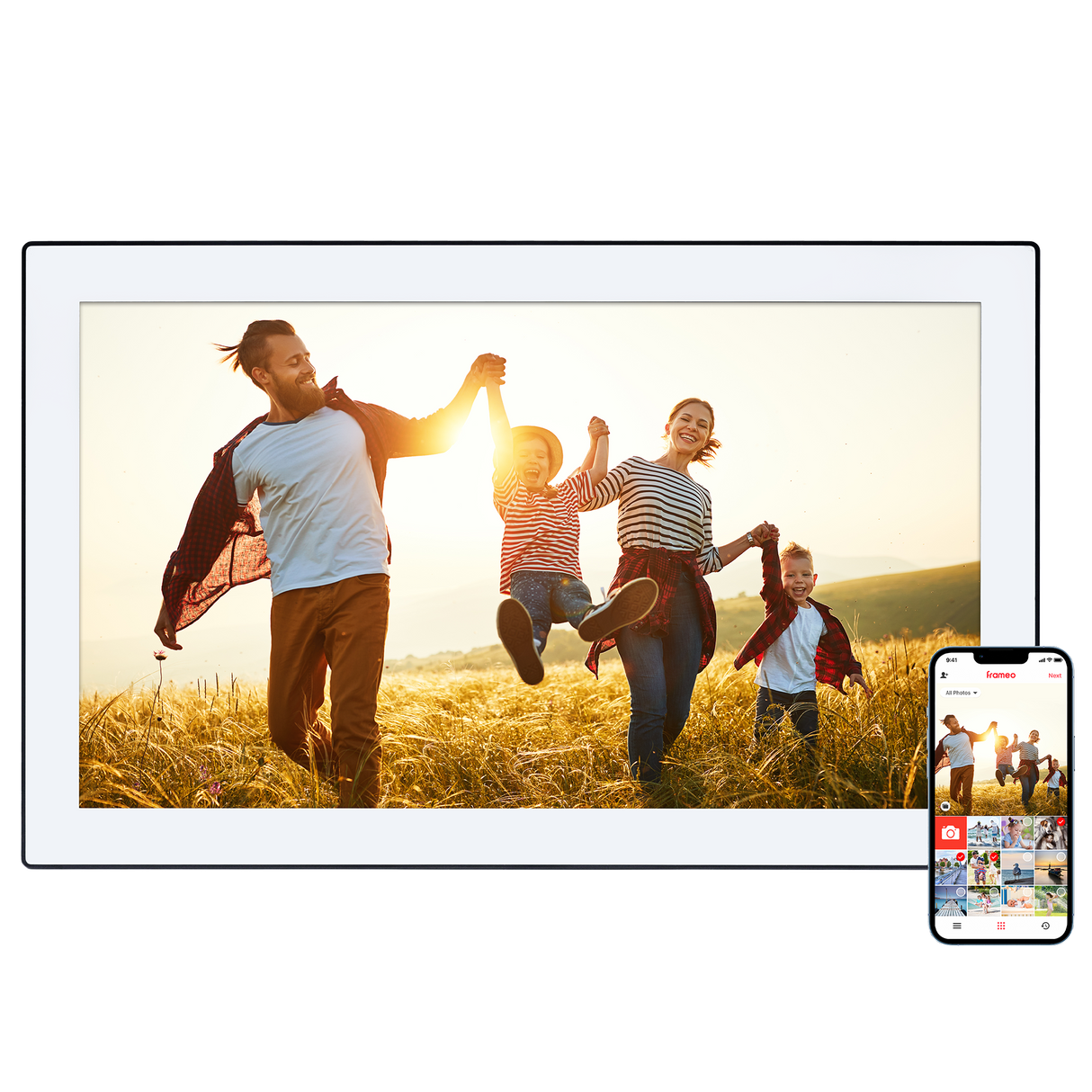 Smarter picture frame | 21.5 "Diagonal | WiFi | Frameo app | Model 211