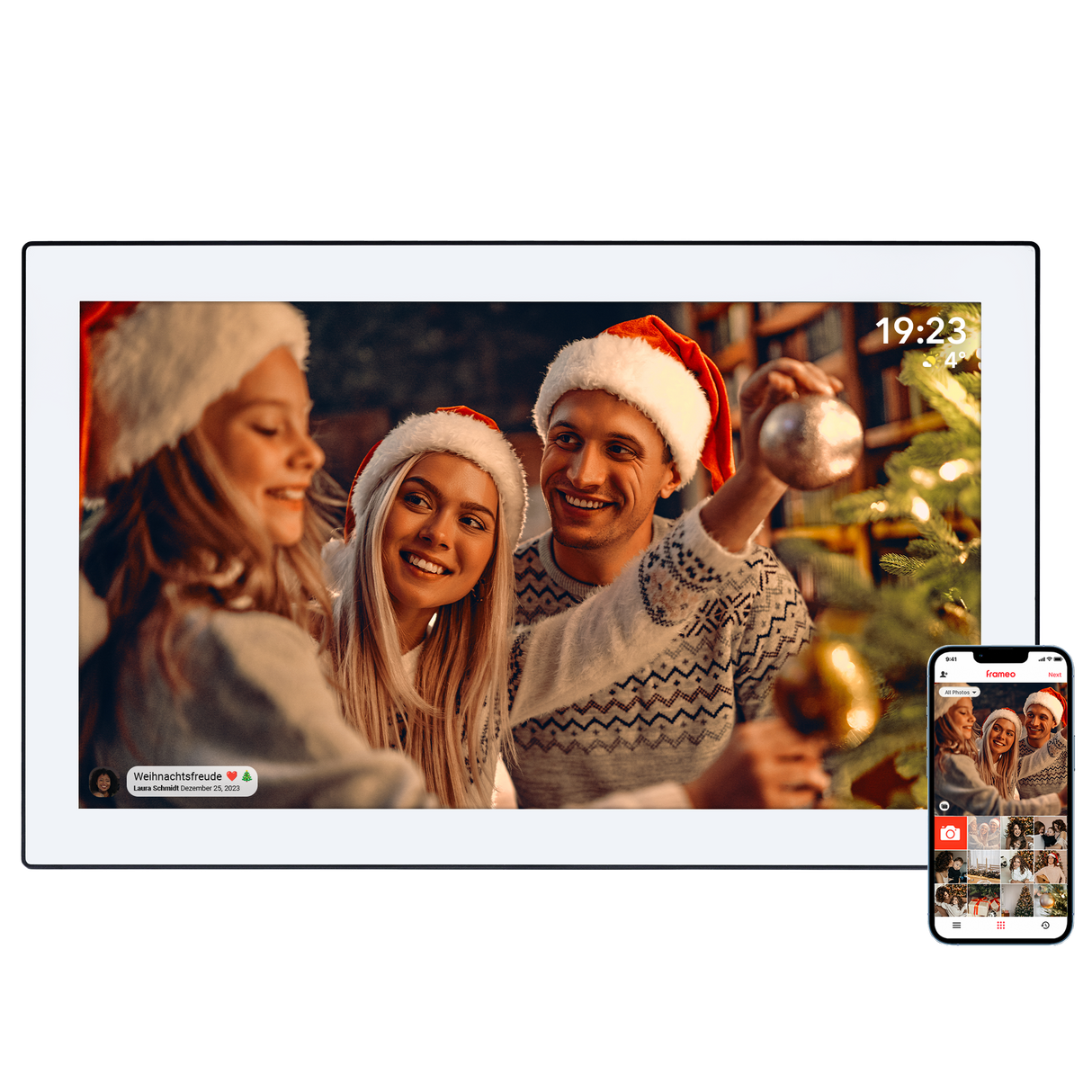 Smarter picture frame | 21.5 "Diagonal | WiFi | Frameo app | Model 211
