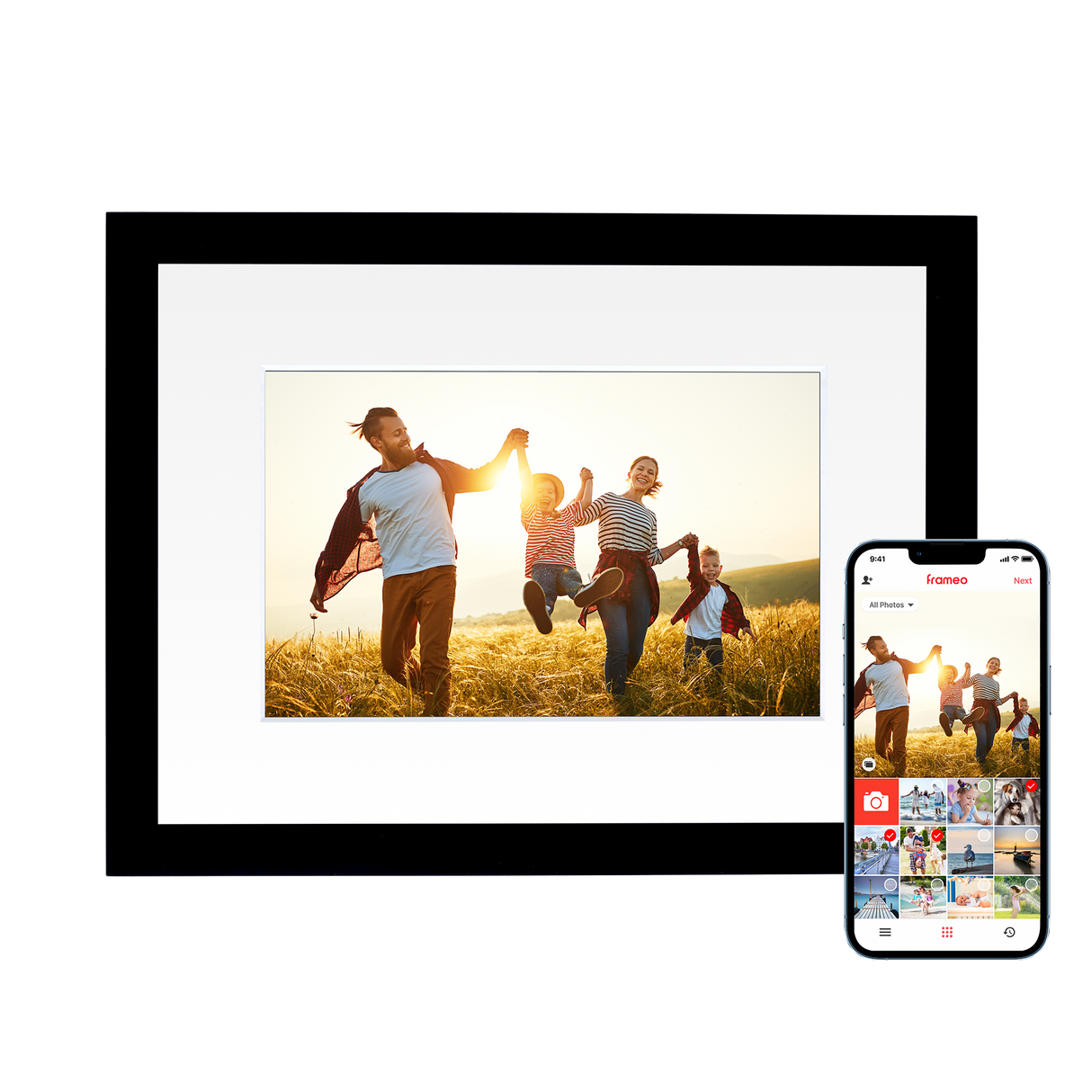 Smart picture frame | 10.1" diagonal | WiFi | Frameo app | Model 110 