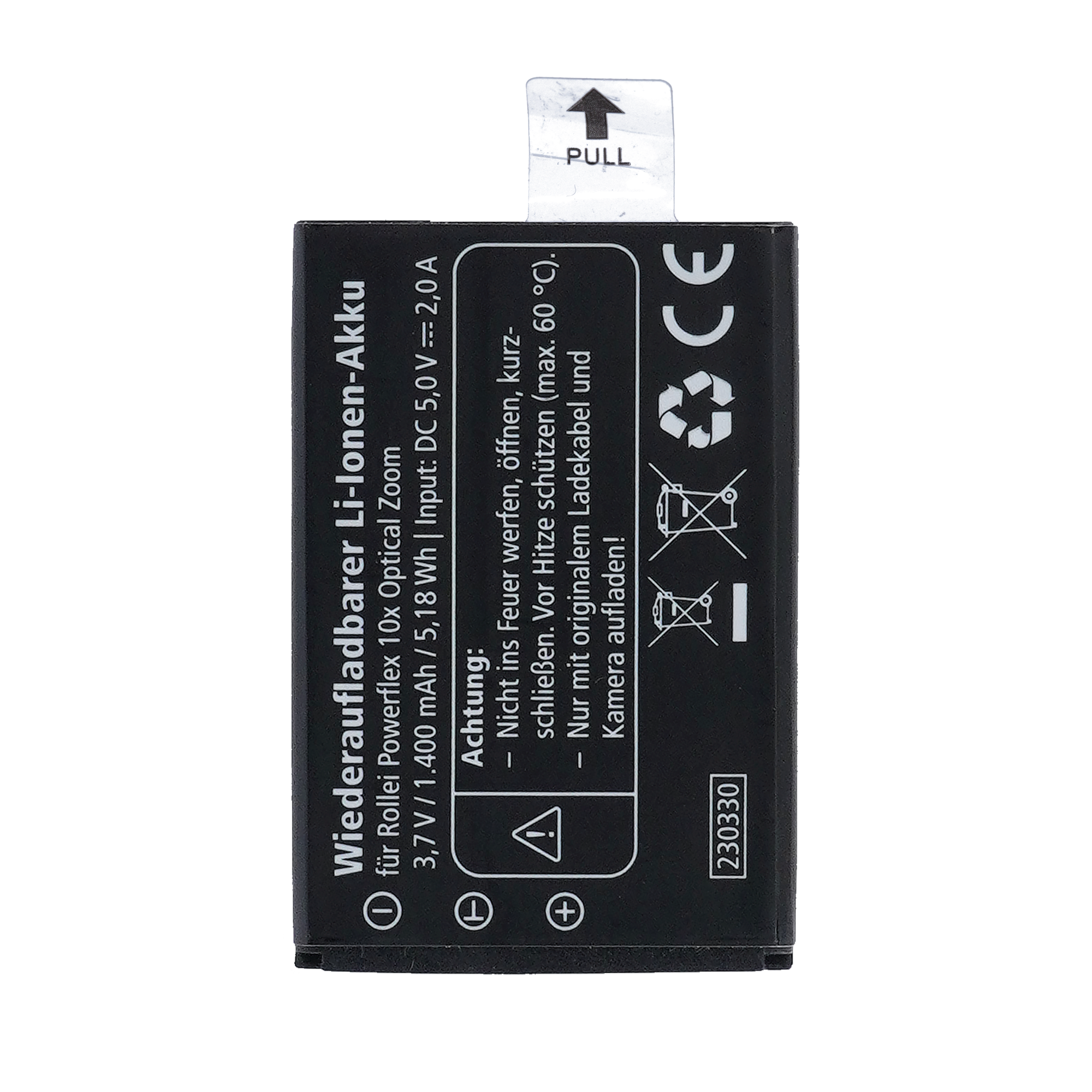 Digitalkamera Zusatzakku