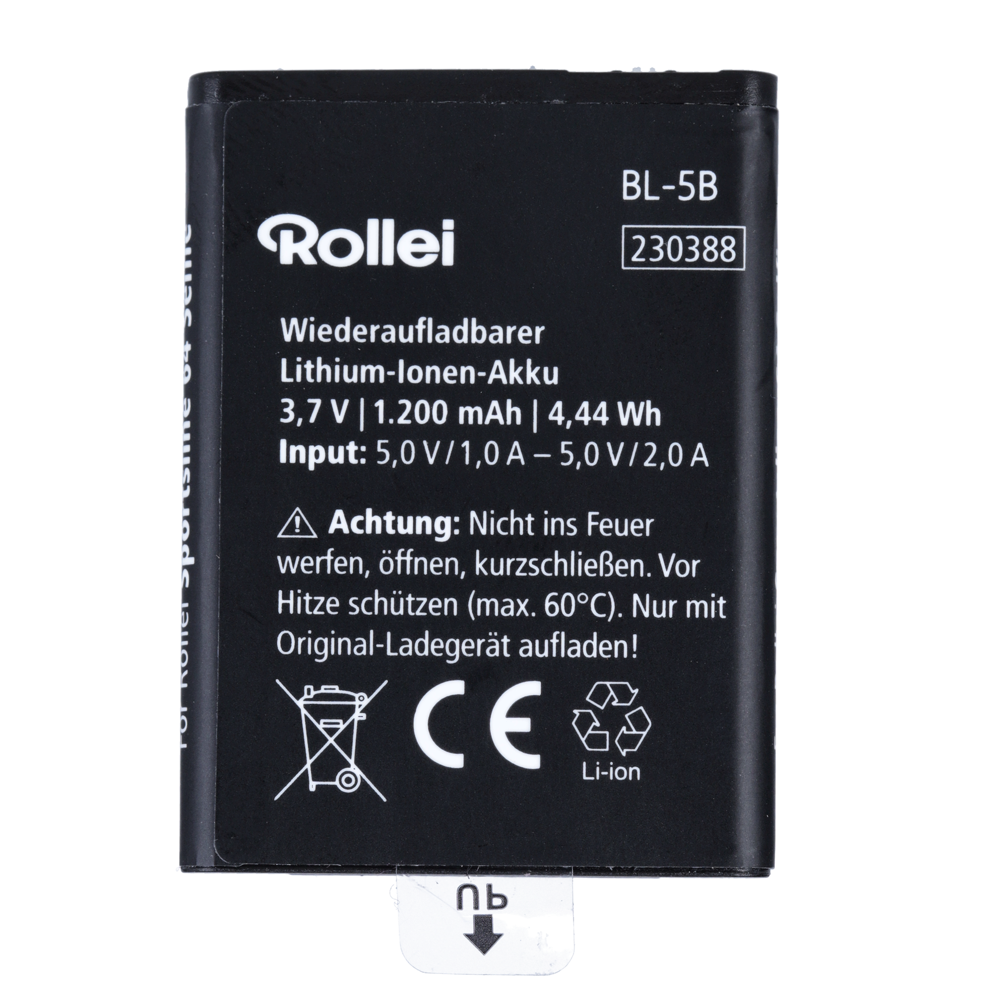 40525 Digitalkamera Zusatzakku speziell für Rollei Digitalkamera