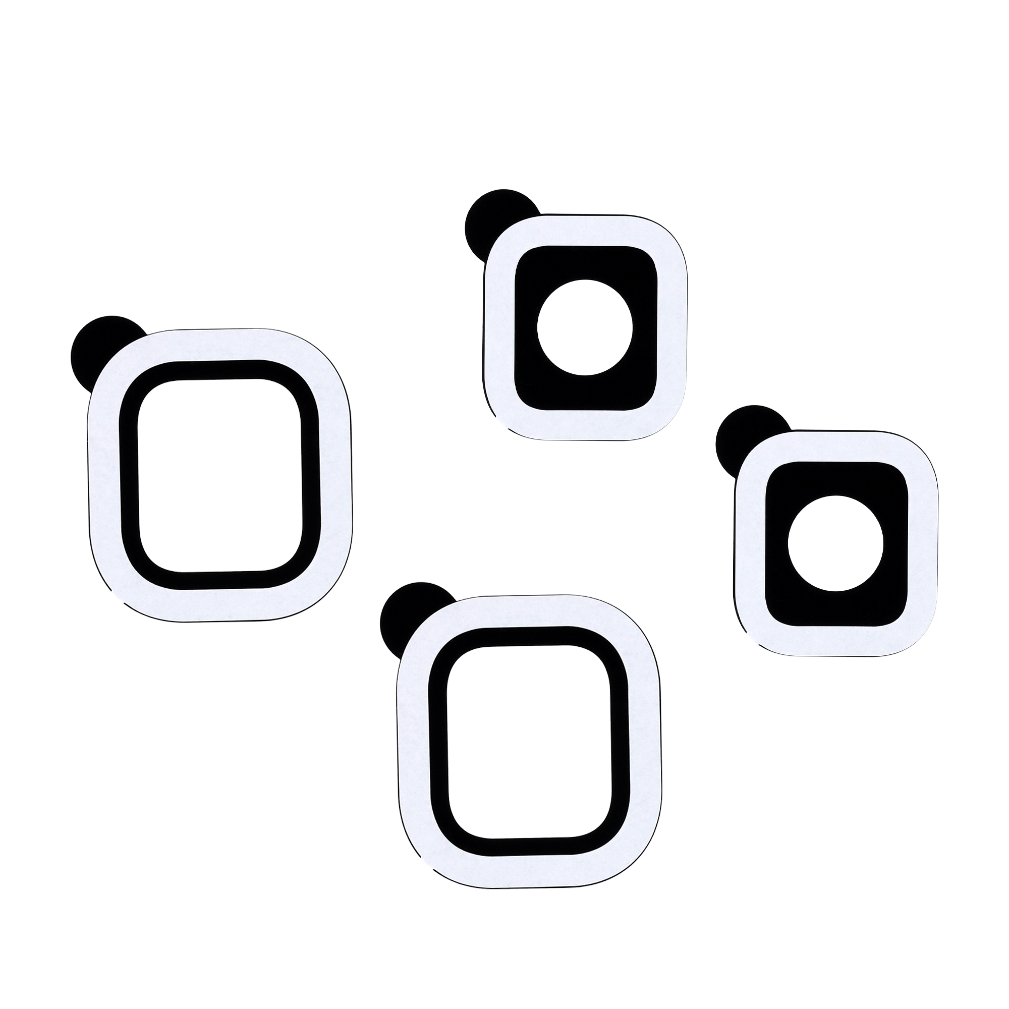 Ersatz-Fenster-Klebepads | 4er-Set | für Indoor Window Security Cam 2K