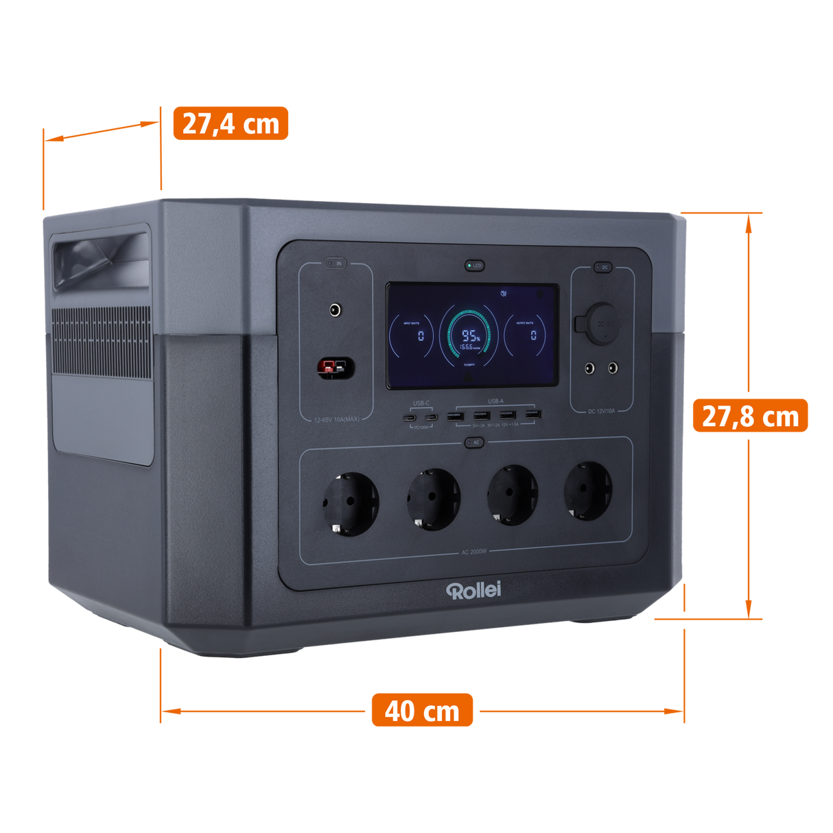 Bundle Power Station 2000 + Solar Panel 200 + Transporttasche für Power Station 2000