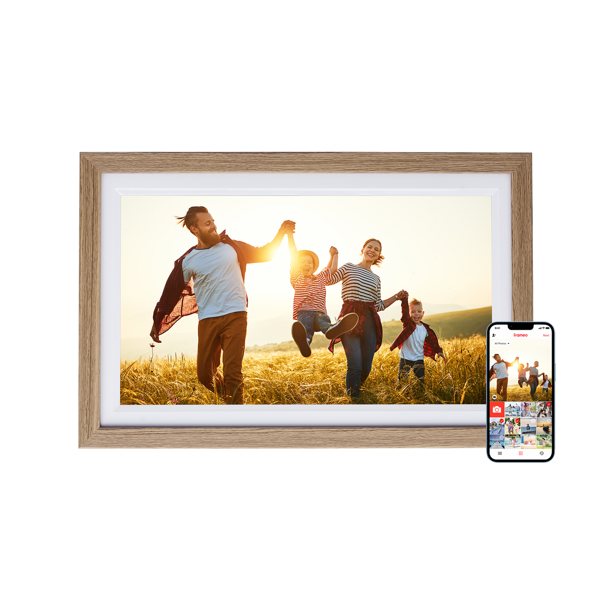 Smarter Bilderrahmen | 15,6" Diagonale | WiFi | Frameo App | Modell 152