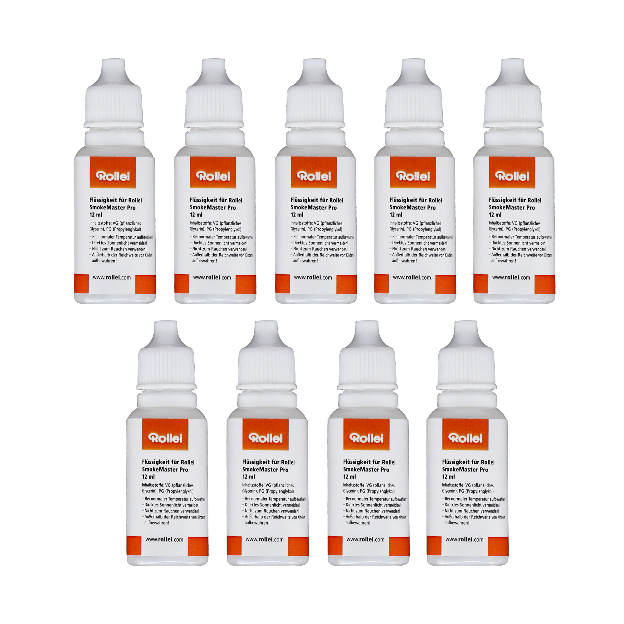 Bundle 9x Ersatz-Flüssigkeit für SmokeMaster / Pro