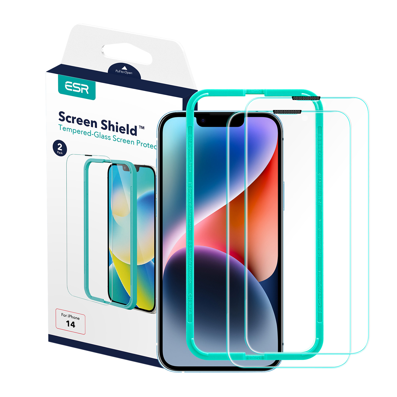 ESR screen protector for iPhone & Samsung