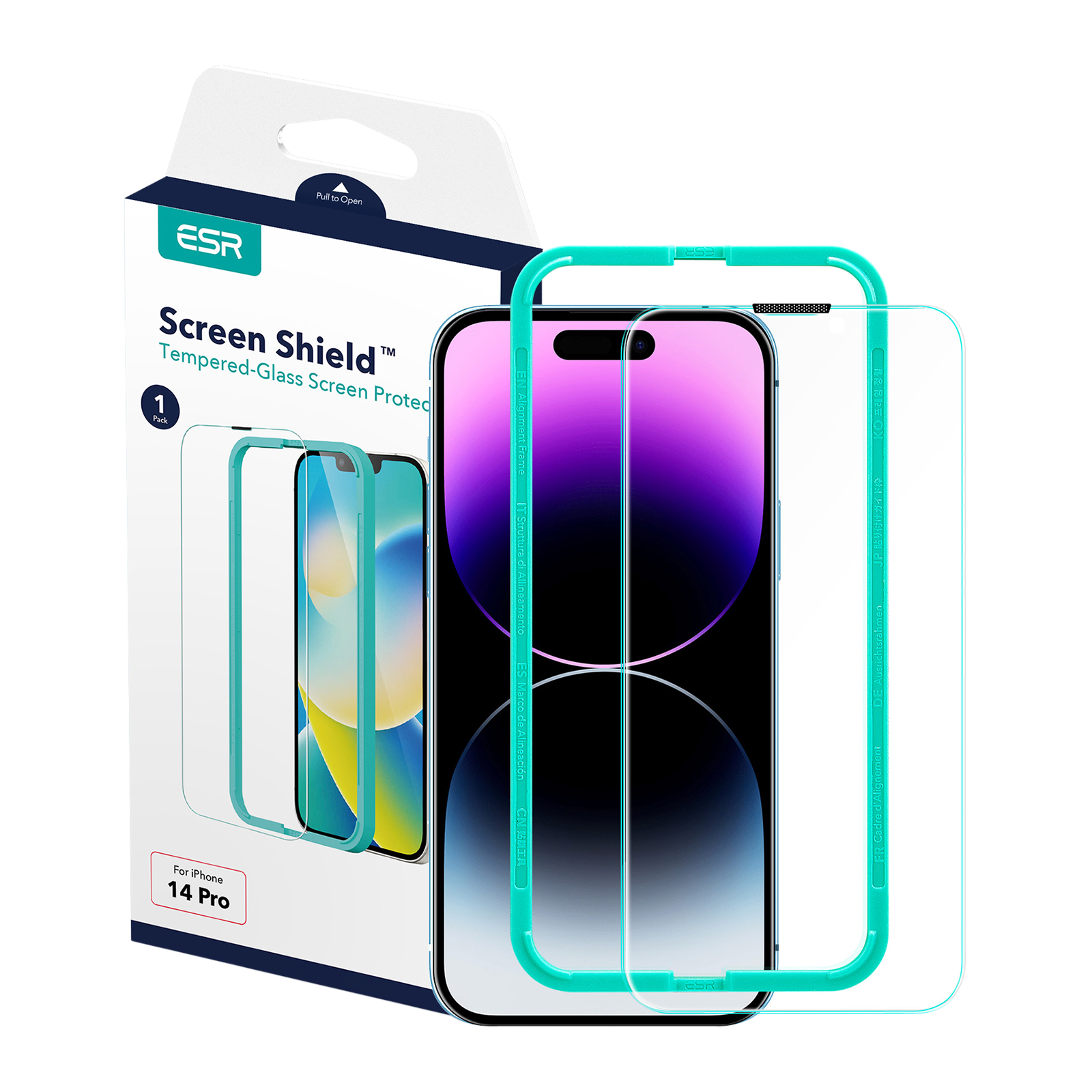 ESR screen protector for iPhone & Samsung