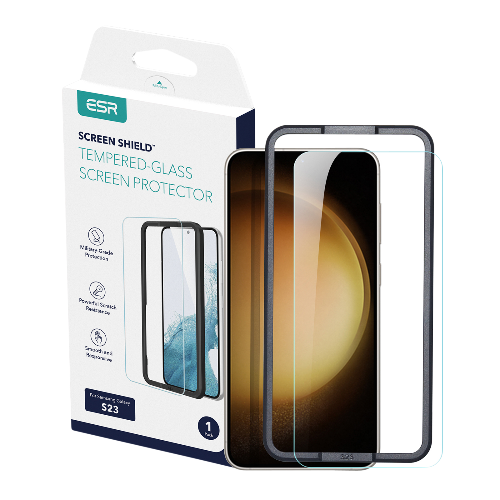 ESR screen protector for iPhone & Samsung