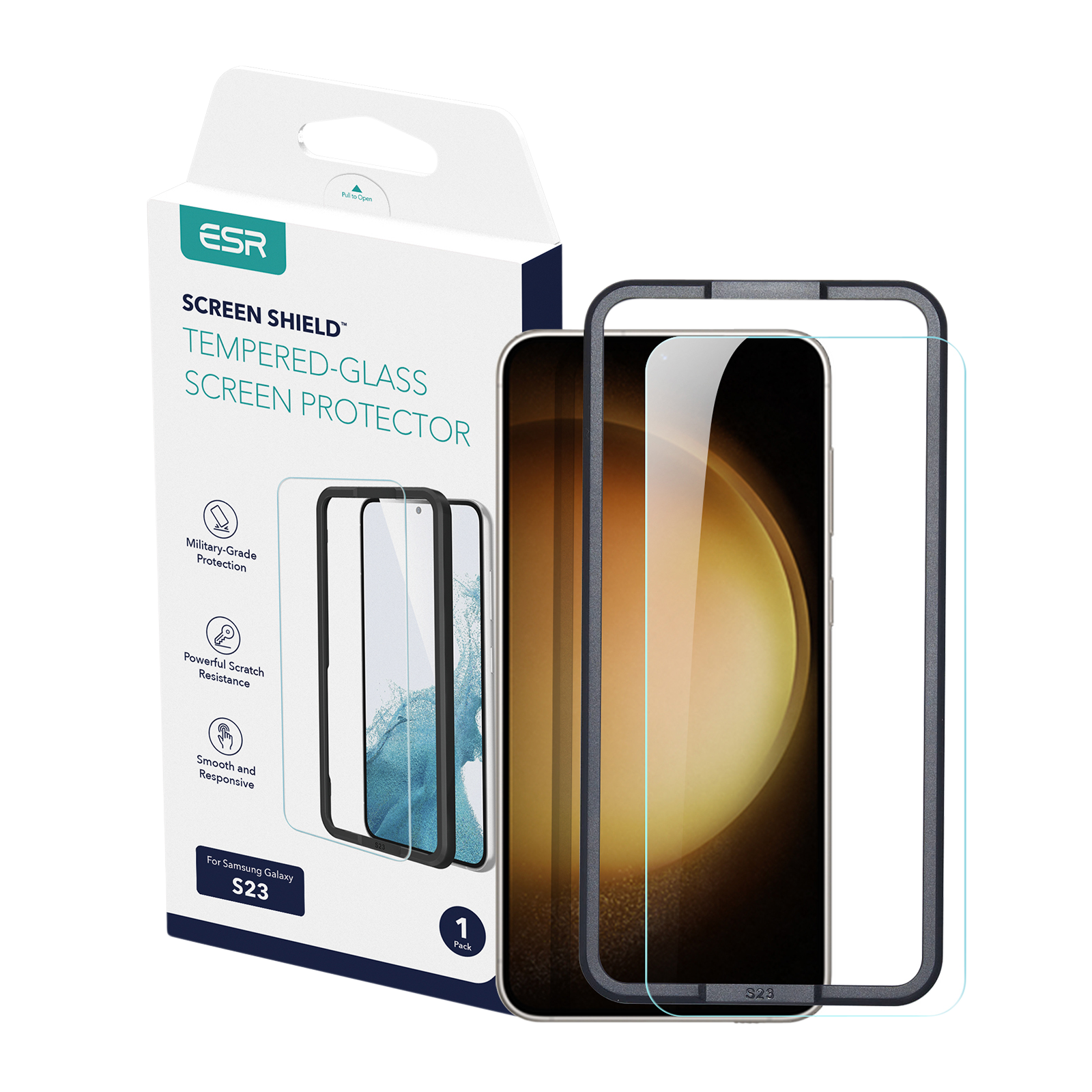 ESR screen protector for iPhone & Samsung