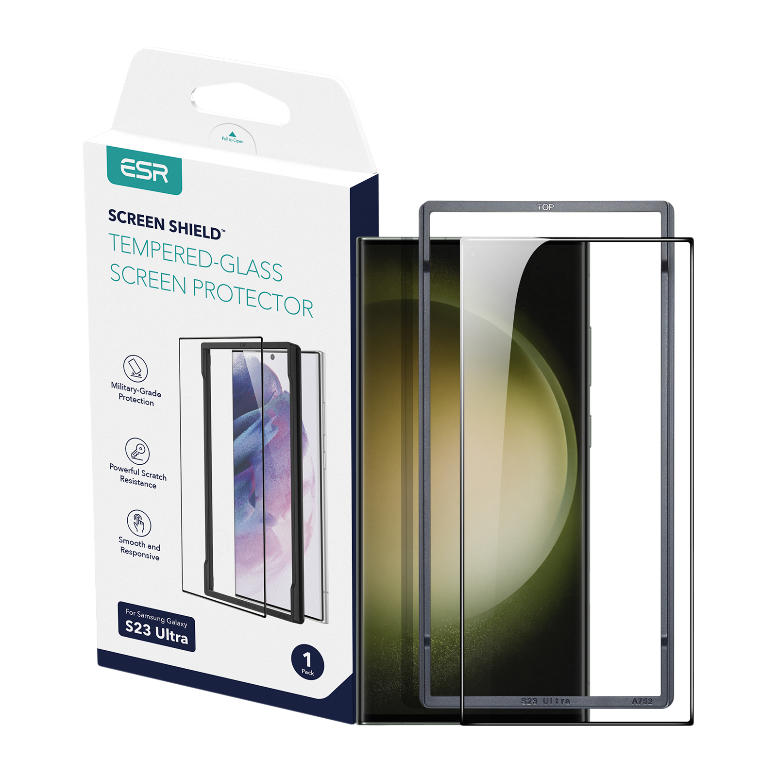 ESR screen protector for iPhone & Samsung