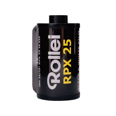 RPX Schwarzweiß-Negativfilm | 35 mm & Rollfilm | ISO 25 / 100 / 400