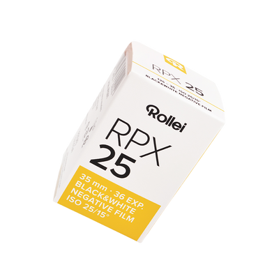 RPX Schwarzweiß-Negativfilm | 35 mm & Rollfilm | ISO 25 / 100 / 400