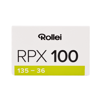RPX Schwarzweiß-Negativfilm | 35 mm & Rollfilm | ISO 25 / 100 / 400