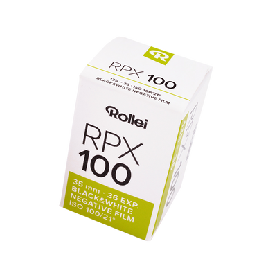 RPX Schwarzweiß-Negativfilm | 35 mm & Rollfilm | ISO 25 / 100 / 400