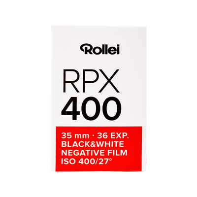 RPX Schwarzweiß-Negativfilm | 35 mm & Rollfilm | ISO 25 / 100 / 400