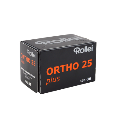 Ortho 25 Plus Black-and-White Negative Film | 35mm | 36 Exposures | ISO 25