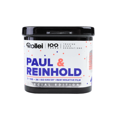 PAUL & REINHOLD Black and White Negative Film | 35mm | 36 Exposures | ISO 640 Twin Pack