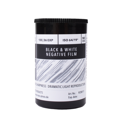 Blackbird Black and White Negative Film | 35mm | 36 Exposures | ISO 64