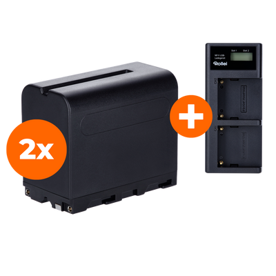 Bundle 2x Battery Type Sony NP-F960 incl. Charger