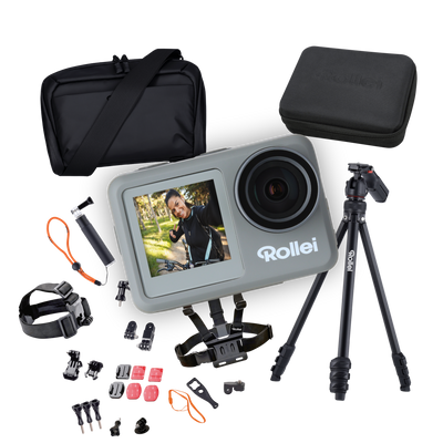 Content Creator Travel Bundle | Actioncam, Stativ & Tasche