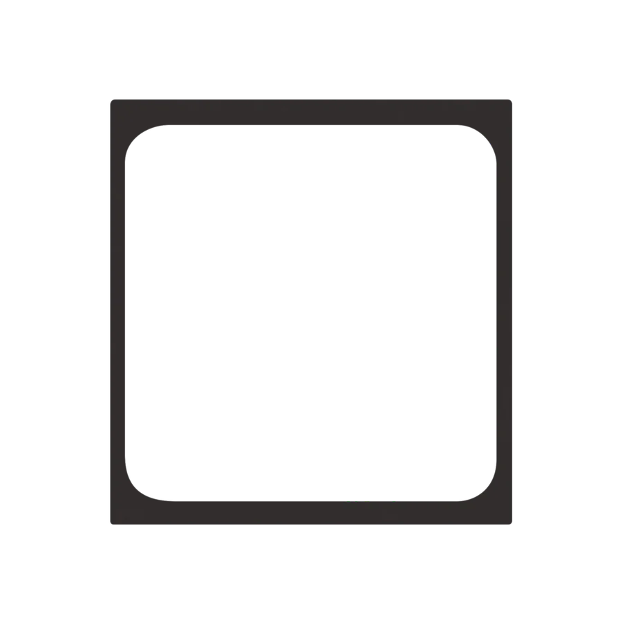 3er-Set Filterdichtung für 100mm Rechteckfilter