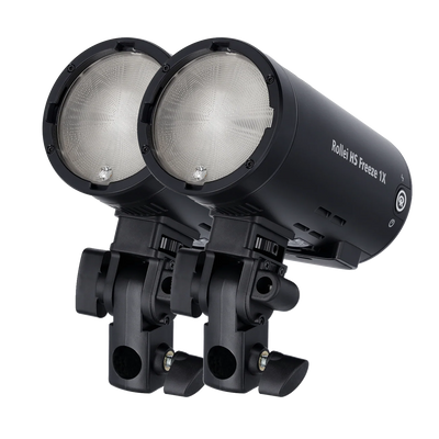 Bundle 2x Studio Flash | with Battery | HS Freeze 1X