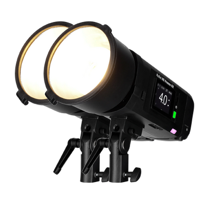 Bundle 2x Studio Flash | with Battery | HS Freeze 6X