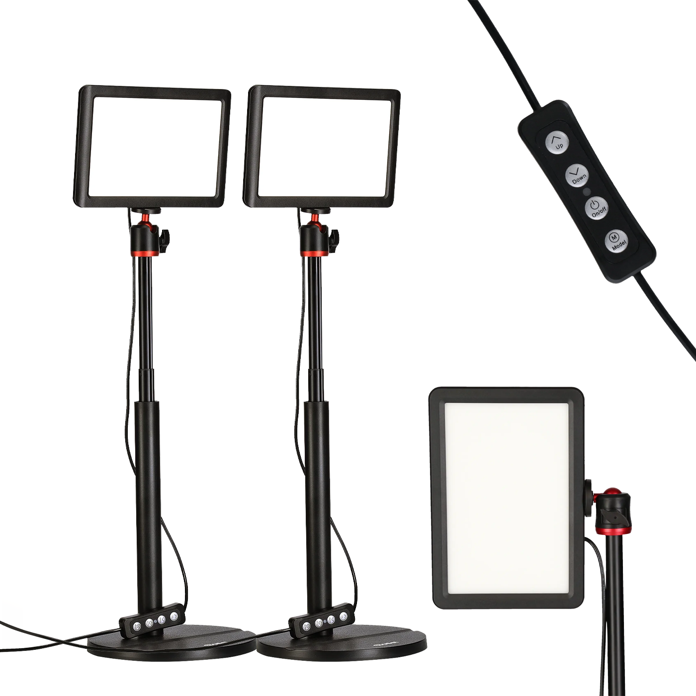 Bundle 2x LUMIS Key Light - LED-Streaming-Licht