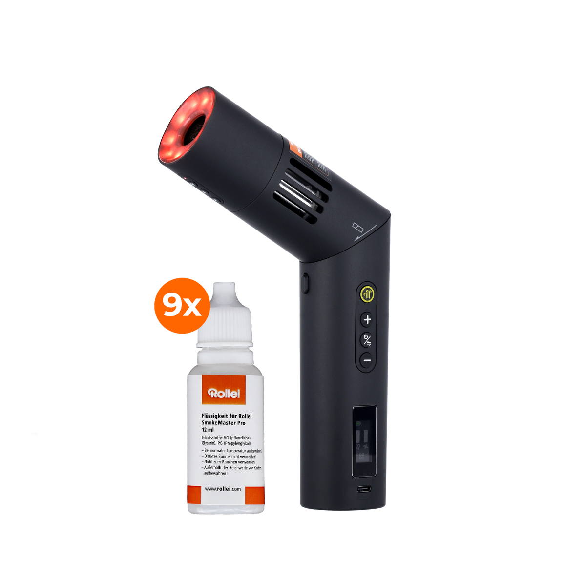 Bundle SmokeMaster Pro RGB | Nebelmaschine inkl. 9er-Set Nebelflüssigkeit
