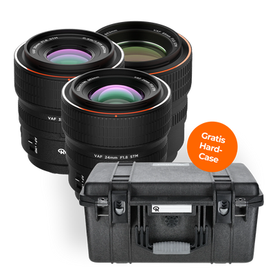 Rollei Objektiv Bundle + gratis Hardcase | 24mm 35mm 85mm | Sony E-Mount