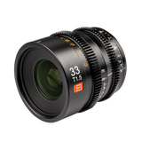 Cine lens S 33mm T/1.5 with Micro Four Thirds Mount
