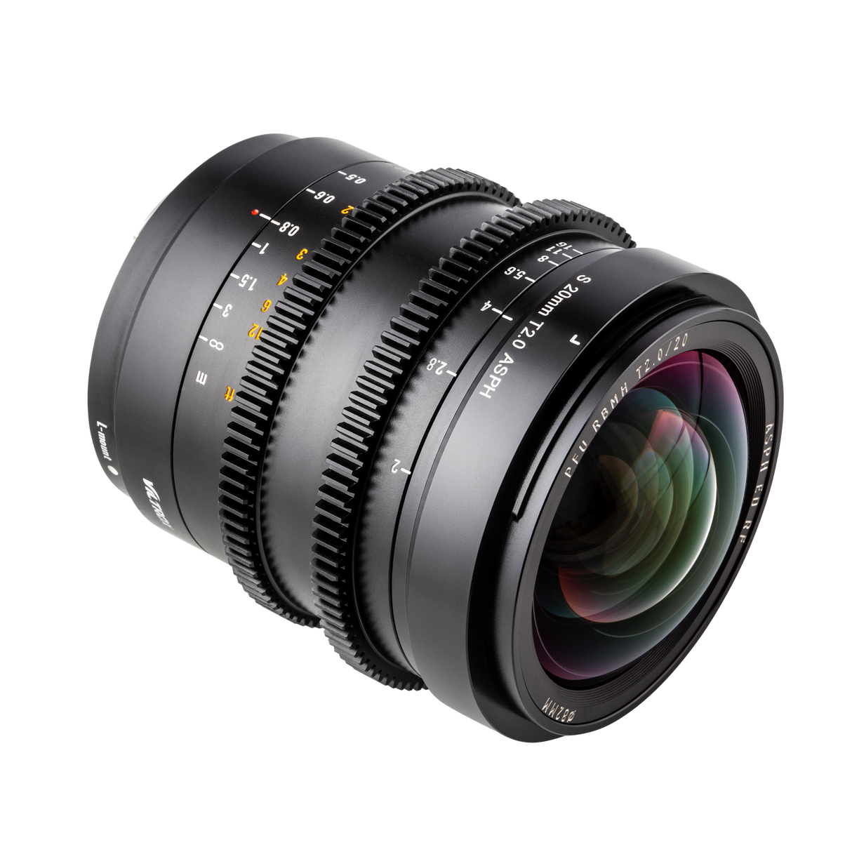 20mm T/2.0 cine lens with L mount