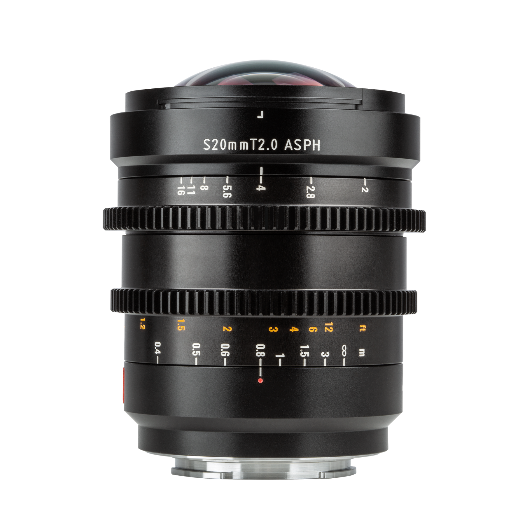 20mm T/2.0 cine lens with Sony E-mount
