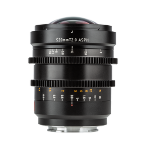 20mm T/2.0 cine lens with Sony E-mount