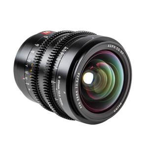 20mm T/2.0 cine lens with Sony E-mount
