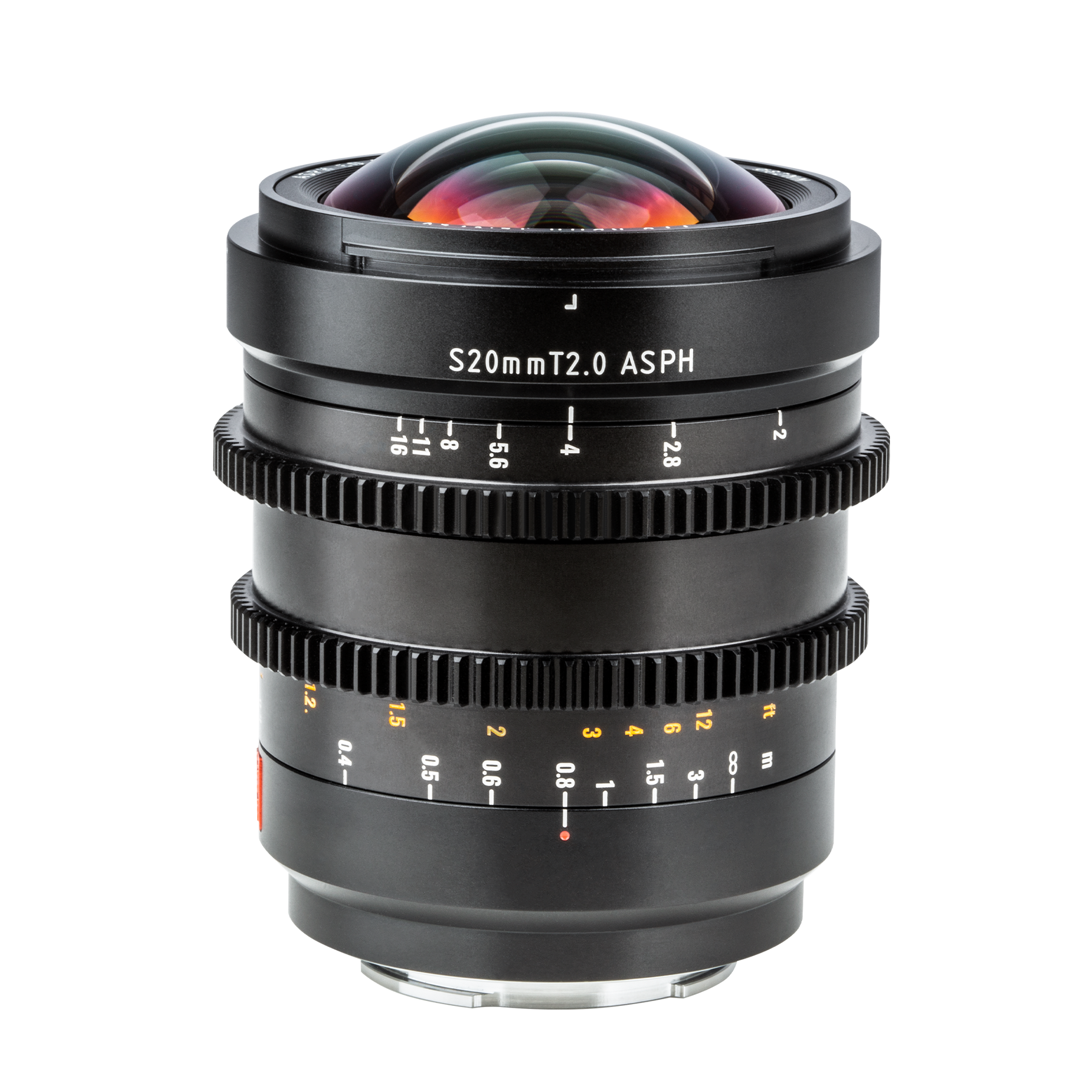 20mm T/2.0 cine lens with Sony E-mount