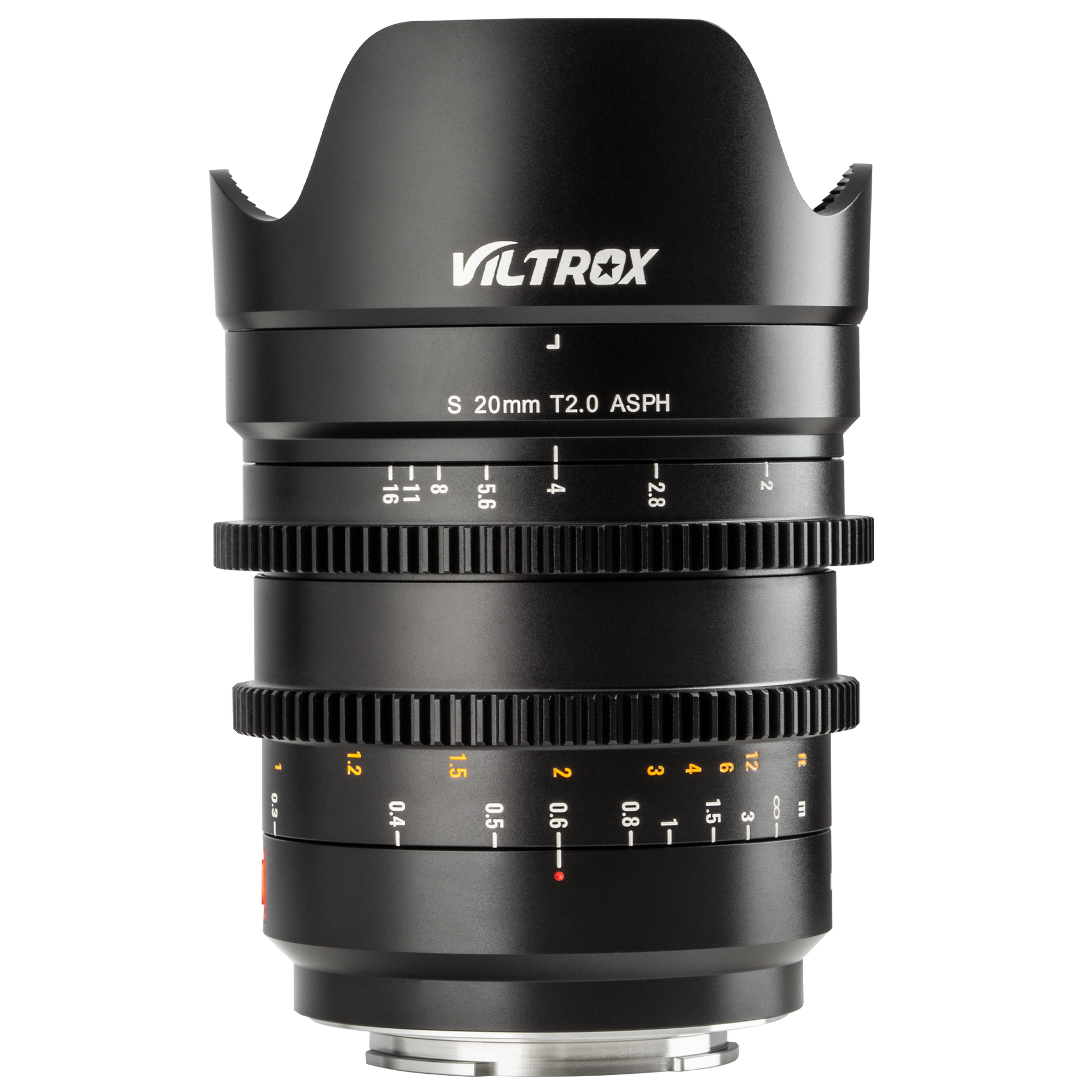 20mm T/2.0 cine lens with Sony E-mount