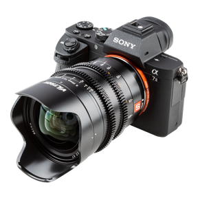 20mm T/2.0 cine lens with Sony E-mount