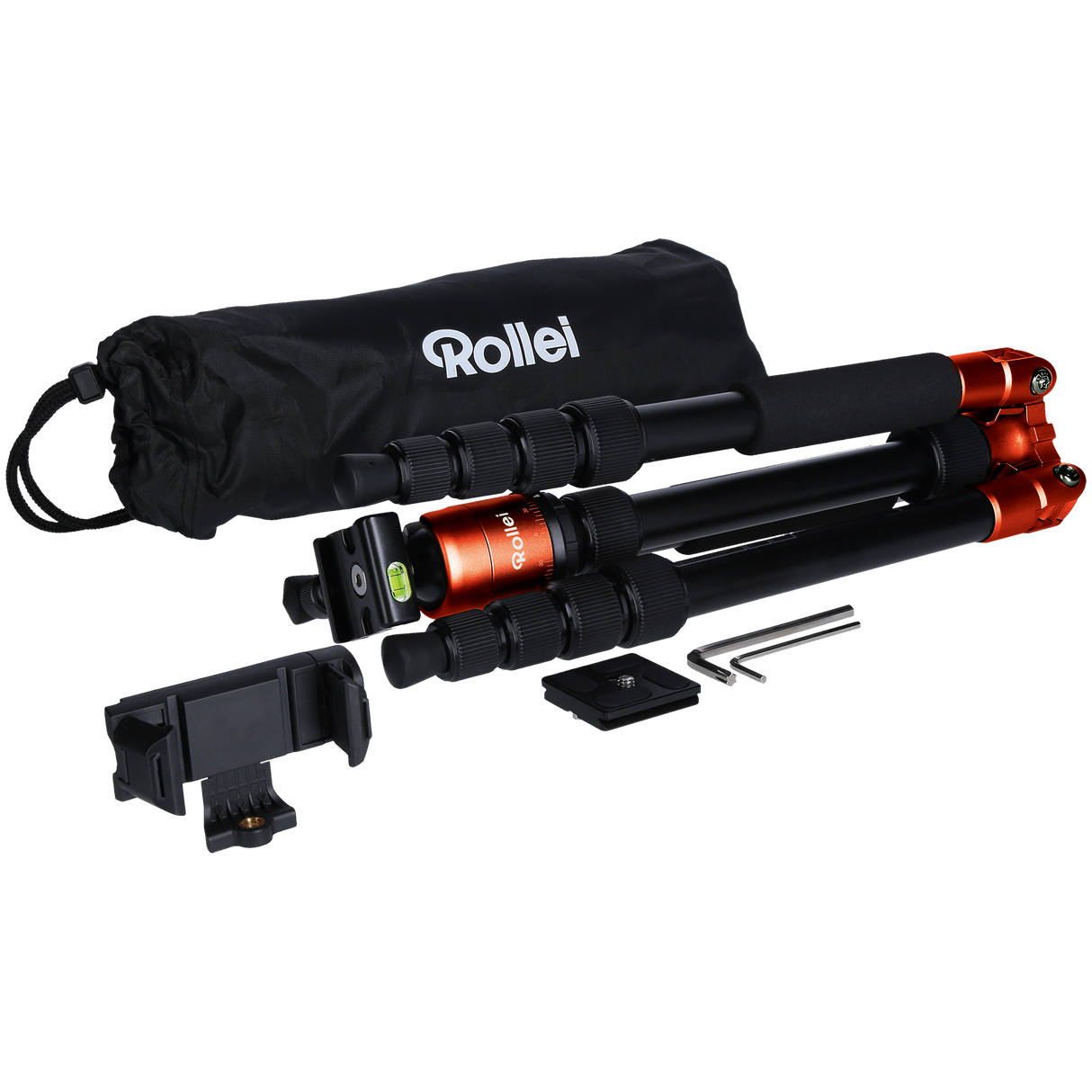 B-stock:Compact Traveler No. 1 Aluminum Tripod - Orange