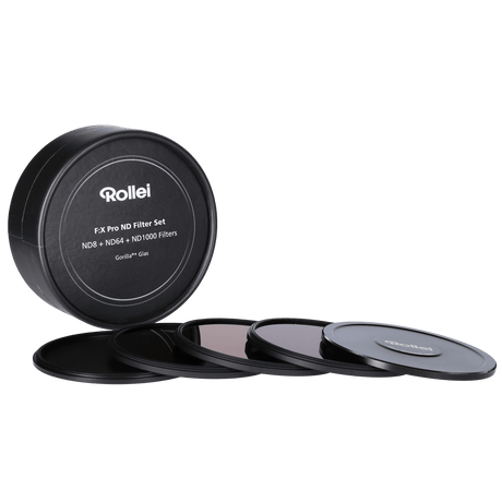 Rollei Filter B-Ware: F:X Pro Rundfilter Graufilter Set (ND8 / ND64 / ND1000) - 82 mm