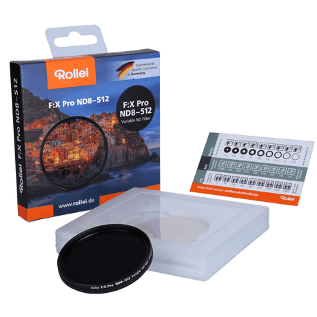 Rollei Filter B-Ware: F:X Pro Variabler Filter ND8-512 - 72 mm