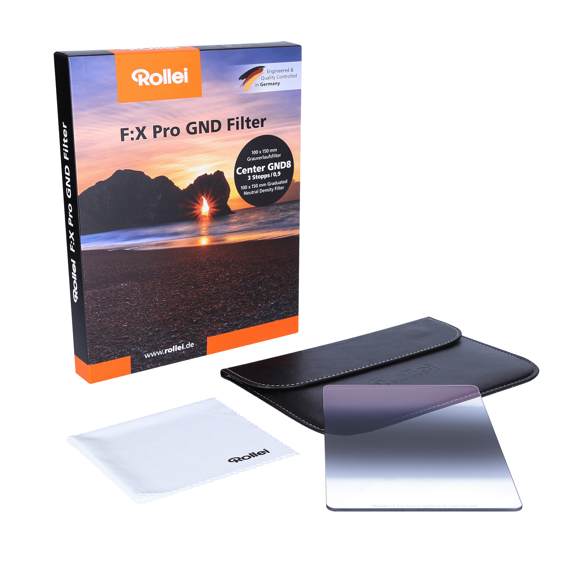 26412 F:X Pro Center Gnd8 Rechteckfilter - 100 mm Grauverlaufsfilter