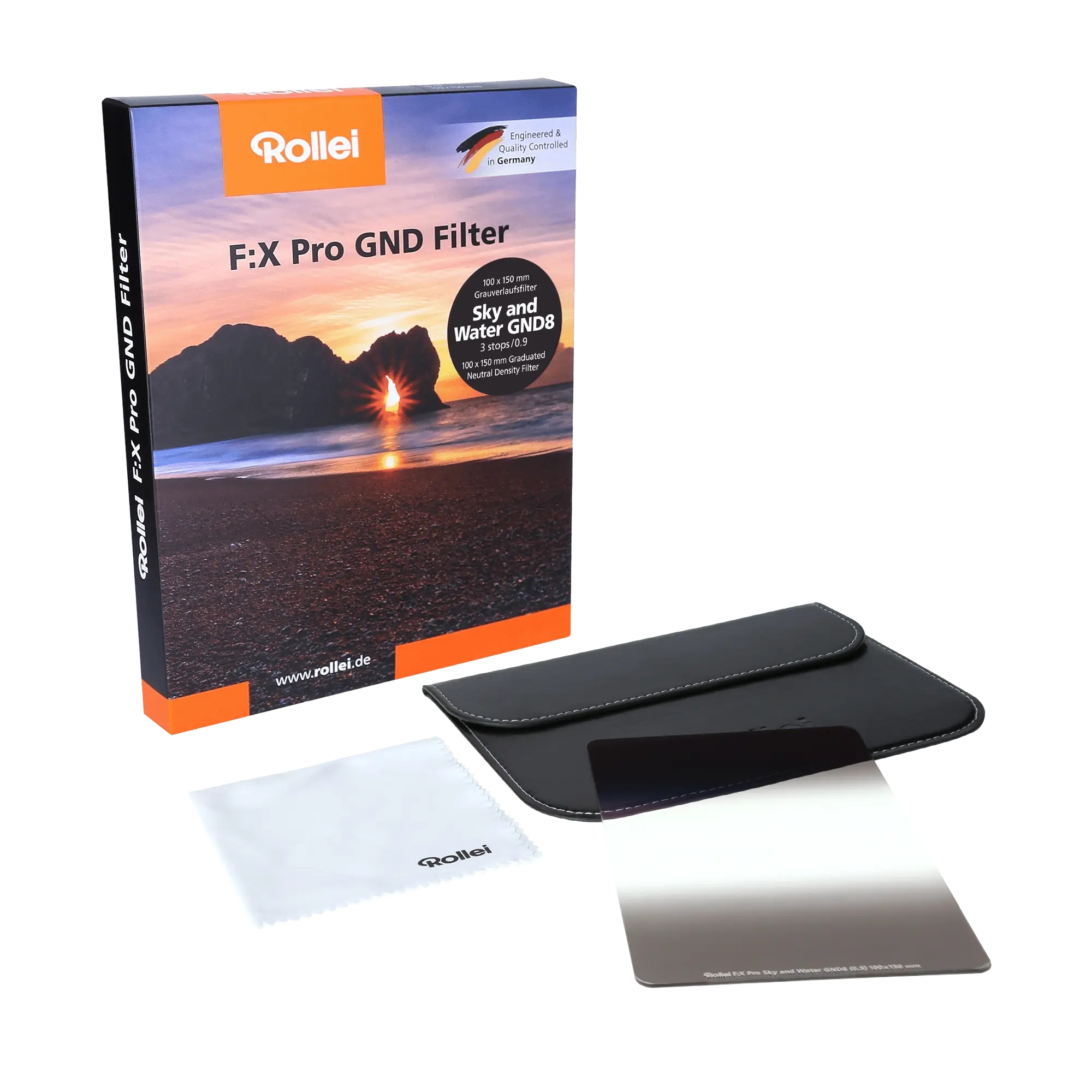 26618 F:X Pro Sky and Water Gnd8 Rechteckfilter - 100 mm Grauverlaufsfilter