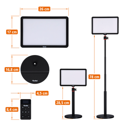 Rollei LED Licht LUMIS Key Light Pro - LED-Streaming-Licht